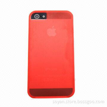 TPU Case for iPhone 5 Mini with Double Color, Customized Logo Can be Done